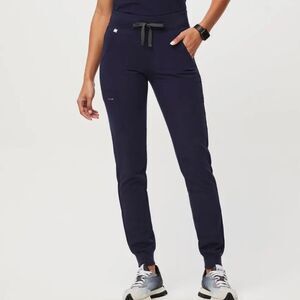 FIGS Zamora Scrub Jogger Pants Women XS Navy‎ Blue Medical Nurse Doctor